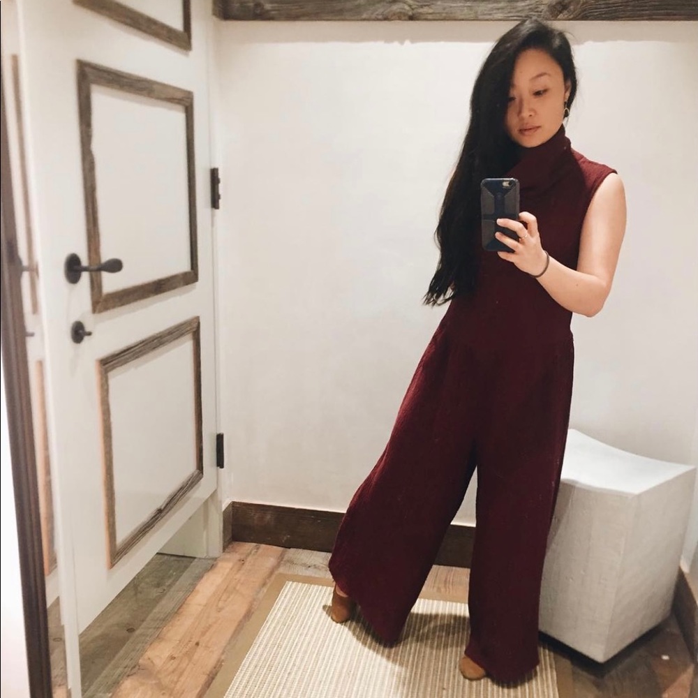 NWT Saturday Sunday Cowl Neck Jumpsuit